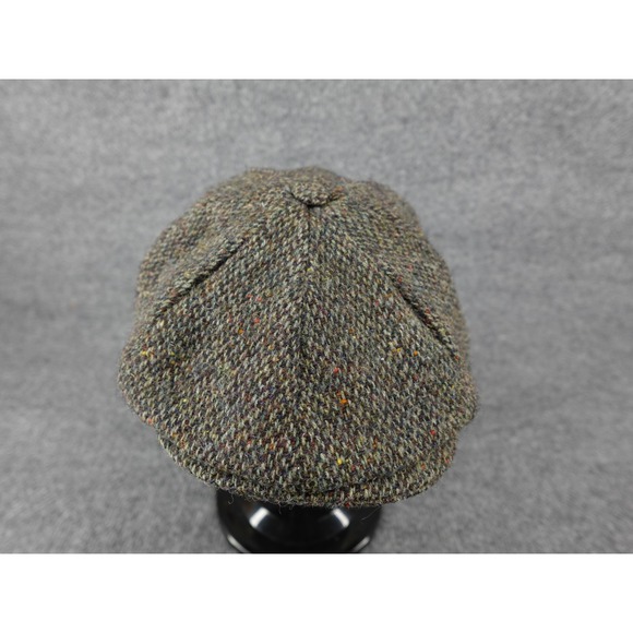 David Hanna & Sons Ltd Flat Cap Mens M Multicolor Donegal Tweed Wool Ireland - Picture 2 of 8